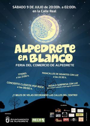 Regresa la Feria del Comercio Local Alpedrete en Blanco, que se celebrará el 9 de julio