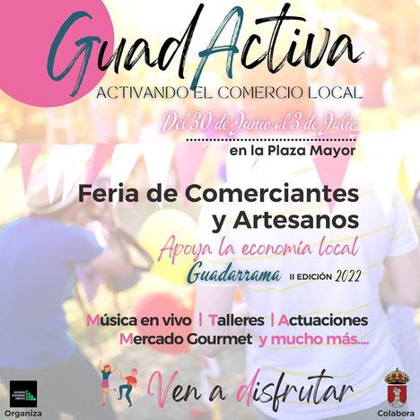 Este jueves comienza en Guadarrama la Feria del Comercio Local GuadActiva
