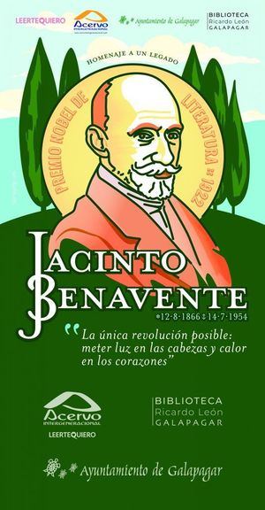 Galapagar rendirá homenaje a Jacinto Benavente el 14 de julio con una placa conmemorativa
