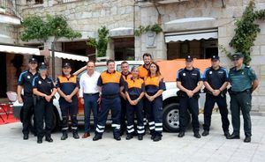 Hoyo de Manzanares estrena, con cuatro voluntarios y un vehículo, su nueva Agrupación de Protección Civil