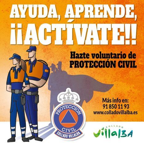 Protección Civil de Collado Villalba emprende una campaña de captación de voluntarios
