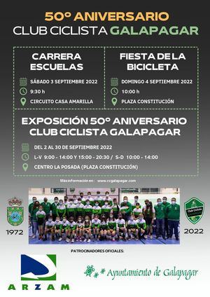 Galapagar celebra el 50 Aniversario de la fundación del Club Ciclista con una exposición