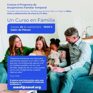 Torrelodones organiza una jornada informativa sobre el Programa de Acogimiento Familiar Temporal
