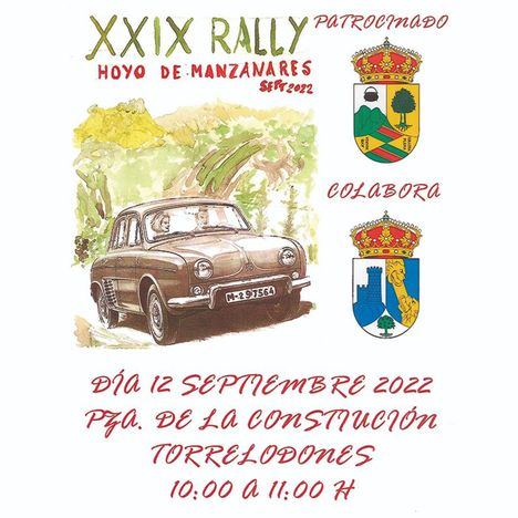 El XXIX Rally de Coches Antiguos de Hoyo de Manzanares arrancará el lunes en Torrelodones