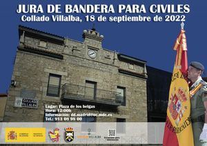 Collado Villalba amplía el plazo de inscripción para el el acto de Jura de Bandera para personal civil