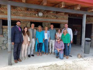 El Aula de la Sostenibilidad del Coto de las Suertes de Collado Villalba, preparada para impartir educación ambiental
 