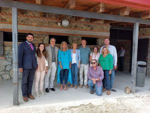 El Aula de la Sostenibilidad del Coto de las Suertes de Collado Villalba, preparada para impartir educación ambiental
 