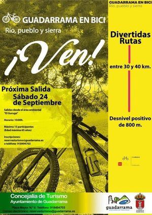 La Pradera de los Guindos y La Gamonosa, nuevas salidas por el entorno natural del programa ‘Guadarrama en bici’