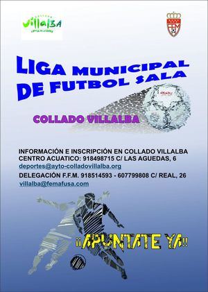 Hasta el 7 de octubre estará abierto el plazo de inscripción en la Liga de Fútbol Sala de Collado Villalba
 
 