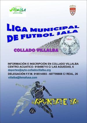 Hasta el 7 de octubre estará abierto el plazo de inscripción en la Liga de Fútbol Sala de Collado Villalba
 
 