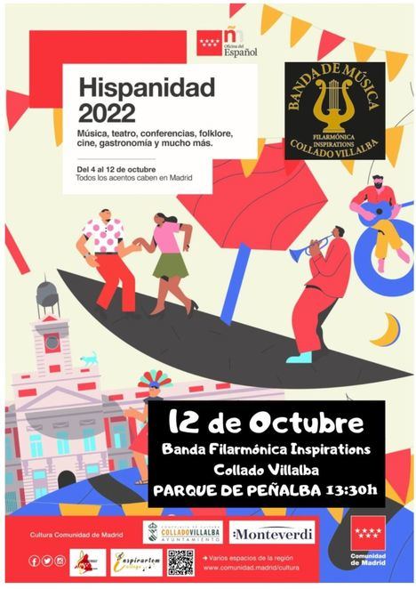 El Parque Peñalba de Collado Villalba acoge un concierto con motivo del 12 de octubre