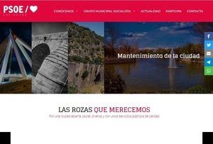 EL PSOE de Las Rozas presenta su nueva página web