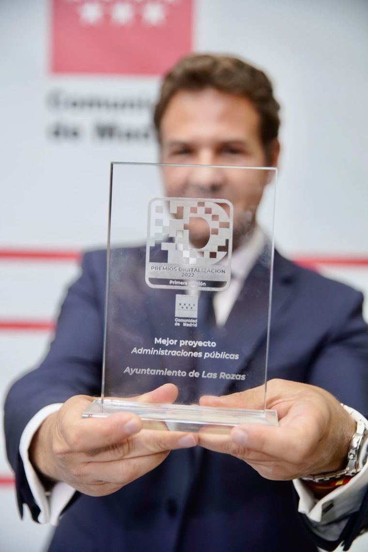 Las Rozas recibe un premio de la Comunidad de Madrid por su estrategia de digitalización