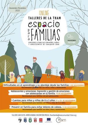 El Espacio para Familias de la Mancomunidad THAM ofrece nuevas sesiones en Torrelodones