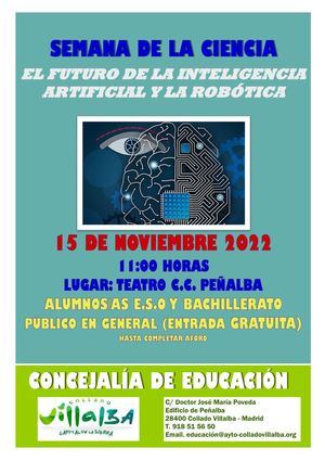 Collado Villalba participa en la Semana de la Ciencia con una mesa redonda sobre Inteligencia Artificial