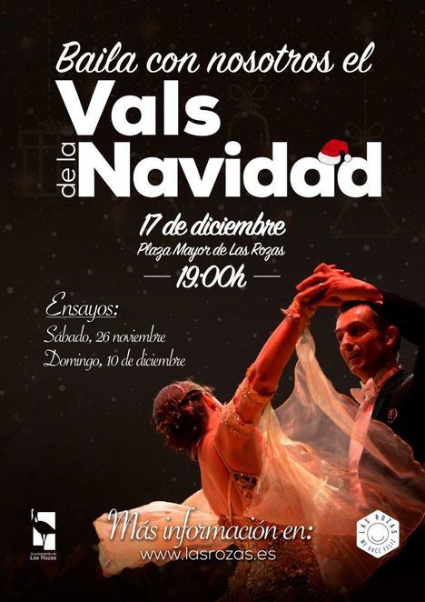 Las Rozas anima a los vecinos a dar la bienvenida a la Navidad bailando un vals