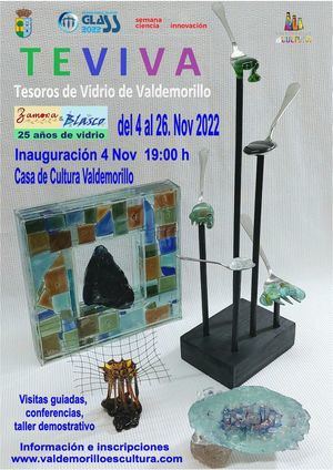 La Casa de Cultura Giralt Laporta ofrece la exposición ‘TEVIVA, Tesoros del Vidrio de Valdemorillo’