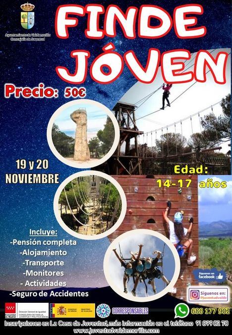 Valdemorillo organiza su primer ‘finde joven’ como alternativa de ocio saludable
 