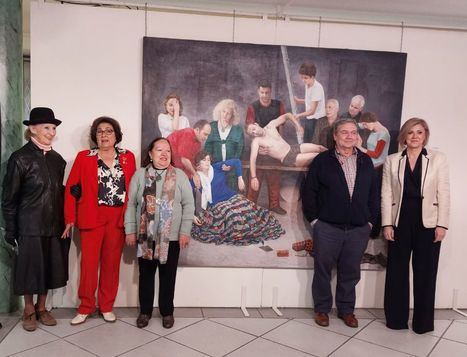Soledad Fernández expone en Collado Villalba su obra ‘Homenaje a Van der Weyden’
