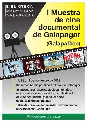 La Biblioteca Ricardo León de Galapagar acoge la I Muestra de Cine Documental GalapaDoc