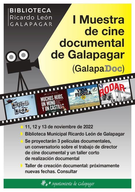 La Biblioteca Ricardo León de Galapagar acoge la I Muestra de Cine Documental GalapaDoc