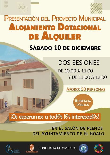 El Boalo acoge la presentación del proyecto municipal de alojamientos dotacionales