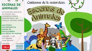 ‘Escenas de animales’: concienciación ambiental y música en el Polideportivo de Navalcarbón de Las Rozas