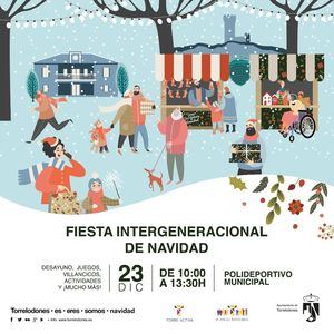 Torrelodones unirá a pequeños y mayores en el Polideportivo para su primer Encuentro Intergeneracional de Navidad