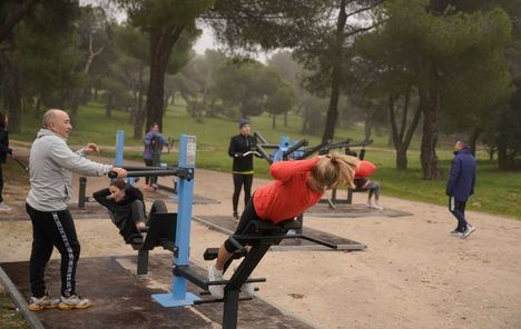 La Dehesa de Navalcarbón en Las Rozas estrena una instalación para entrenamiento de fuerza