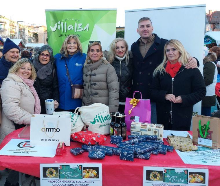 El Roscón Gigante de Collado Villalba recauda más de 1.600 euros para entidades sociales