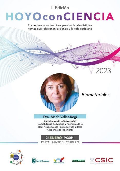 El programa Hoyo conCiencia de Hoyo de Manzanares recibe a la científica María Vallet-Regi