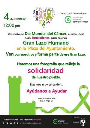 Torrelodones celebrará el Día Mundial contra el Cáncer con un gran lazo humano