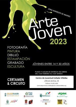 Los jóvenes de Collado Villalba ya pueden inscribirse en el Certamen de Arte Joven 2023