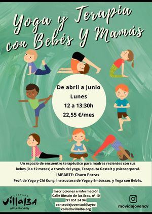 Collado Villalba abre el plazo de inscripción en el ‘Taller de Yoga y terapia con bebés’