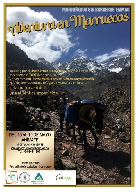 La Escuela de Montaña Adaptada de Guadarrama organiza una expedición al Alto Atlas