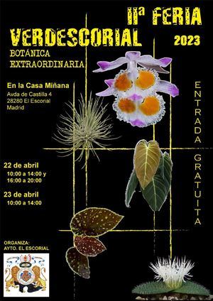 En abril, regresa a El Escorial la Feria Verdescorial de Botánica Extraordinaria