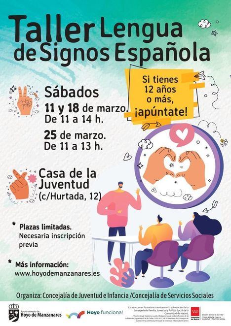 Hoyo de Manzanares organiza un Taller para aprender Lengua de Signos Española