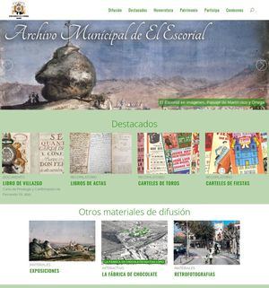 El Archivo Municipal de El Escorial estrena su propio portal web