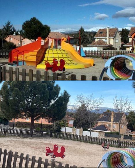 El PP de Galapagar acusa al Ejecutivo de tener abandonados los parques infantiles