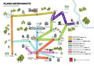 Galapagar lanza el proyecto Metrominuto, que ofrece información para recorrer a pie el municipios