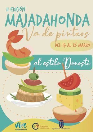 Majadahonda invita a vecinos y visitantes a irse de ‘pintxos’ hasta el 26 de marzo