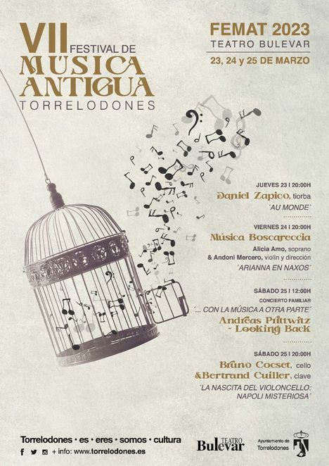 Esta semana, la música antigua es la protagonista de la programación cultural en Torrelodones