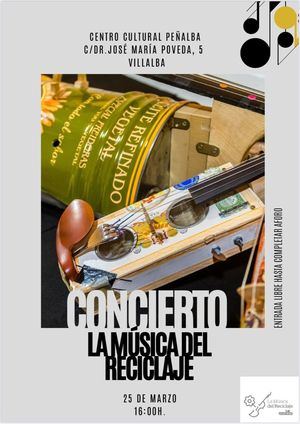 La Orquesta del Reciclaje ofrece un concierto gratuito en el Centro Cultural Peñalba de Collado Villalba
 