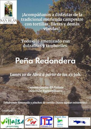 Collado Villalba celebra el Lunes de Pascua con la tradicional merienda en la Peña Redondera