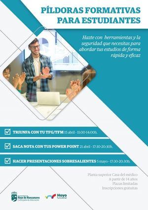 Hoyo de Manzanares ofrece a los jóvenes ‘píldoras’ formativas para ayudarles en sus estudios o trabajo