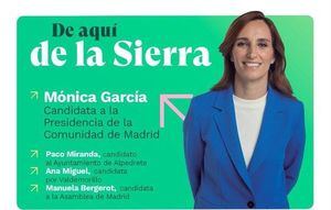 Más Madrid presenta en Alpedrete, con Mónica García, a sus candidatos para el Noroeste
