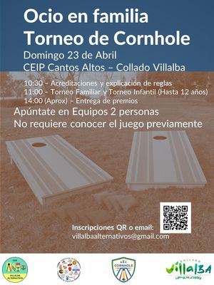 El programa de Ocio en Familia de Collado Villalba propone un campeonato de Cornhole este domingo