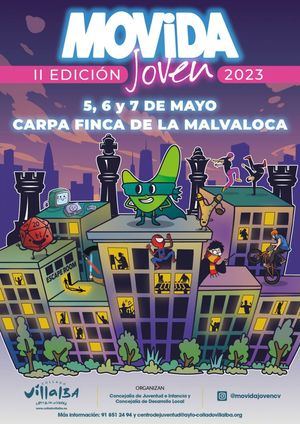 La carpa de Malvaloca, en Collado Villalba, acoge este fin de semana la II Feria Movida Joven