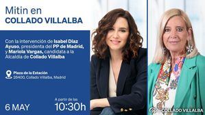 Isabel Díaz Ayuso, en la presentación de la candidatura del PP de Collado Villalba este sábado