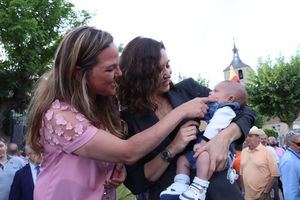 Isabel Díaz Ayuso visitó Galapagar para participar en un mitin con Carla Greciano, candidata del PP a la Alcaldía